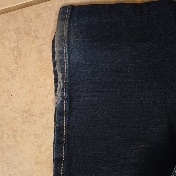 BKE Women's Boot Cut Jeans - Dark Blue - Picture 6 of 7